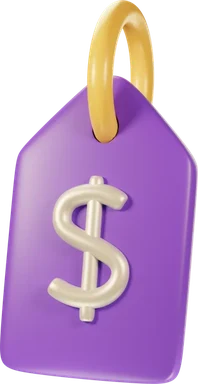 Price tags 3D icon, view 1