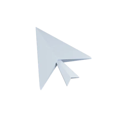 Cursor 3D icon, view 1