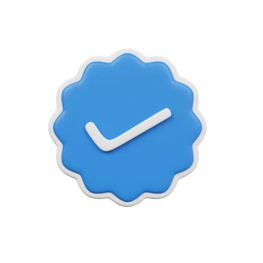 CheckMark 3D icon, view 1