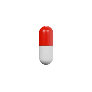 Pill 2 3D icon, view 1
