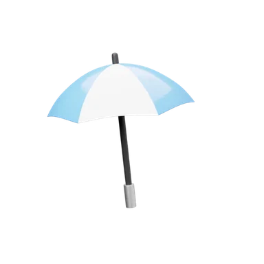 Umbrella 3D icon, view 1