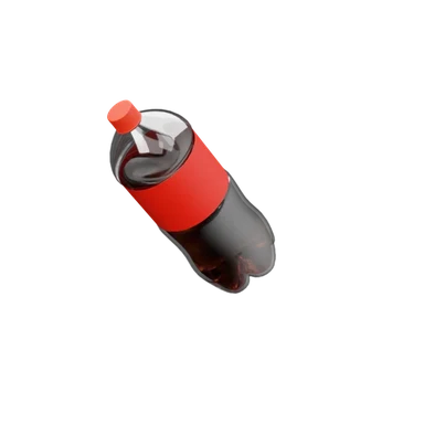 Coke Bottle 3D icon, view 1