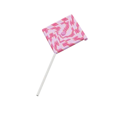 Lollypop 3D icon, view 1