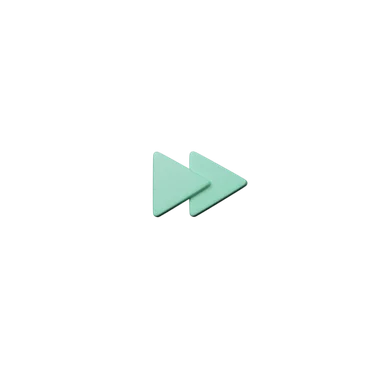 Media Buttons - Forward 3D icon, view 1