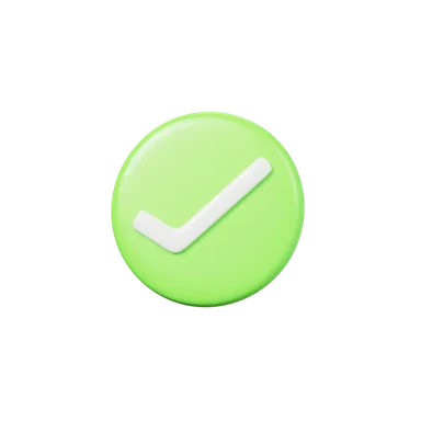 Check 3D icon, view 1