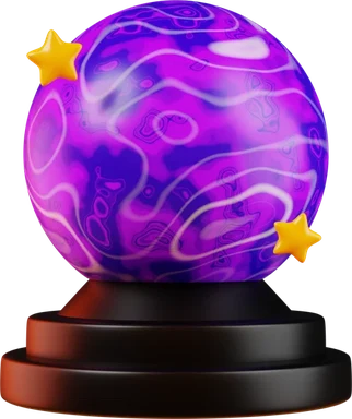 Magic Ball 3D icon, view 1