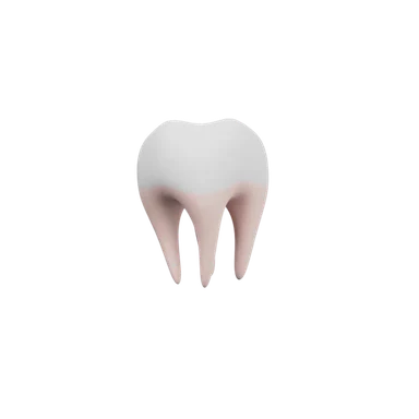 Tooth 3D icon, view 1