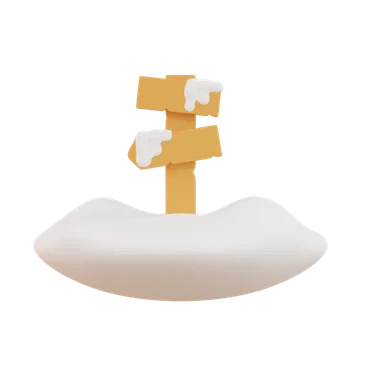 Sign 3D icon, view 1