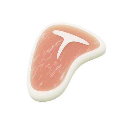 T Bone Steak 3D icon, view 1