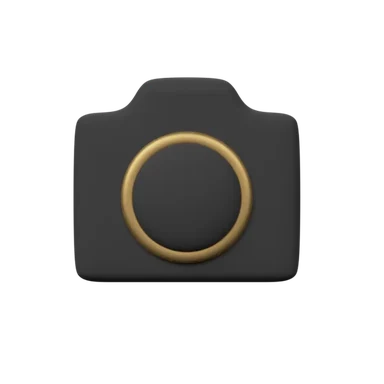 Camera 1 3D icon, view 1