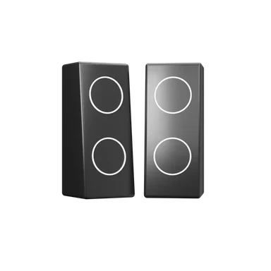Speakers 2 3D icon, view 1