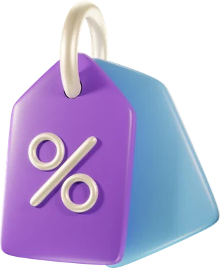 Tags 3D icon, view 1