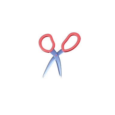 Scissors 3D icon, view 1