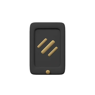 Mobil 3D icon, view 1
