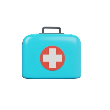 Medic Suitcase 3D icon, view 1