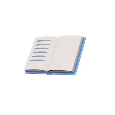 Notebook 3D icon, view 1