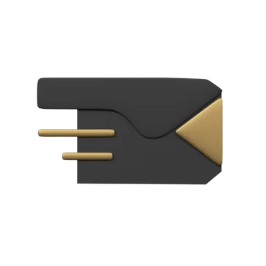 Letter 3D icon, view 1
