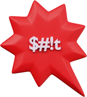 Speech Bubble 6 3D icon, view 1
