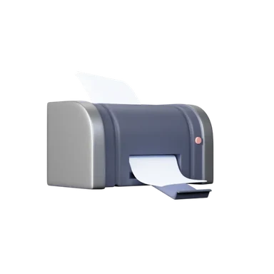 Printer 3D icon, view 1
