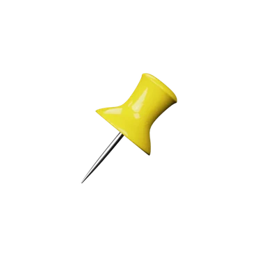 Pin 3D icon, view 1