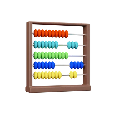 Abacus 3D icon, view 1
