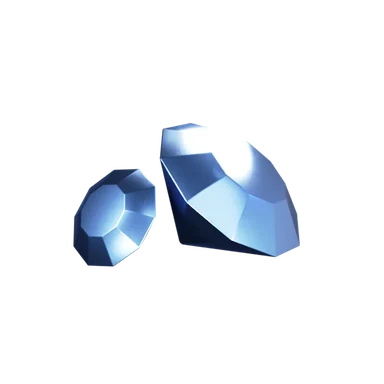 Diamond 3D icon, view 1