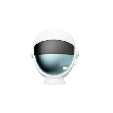 Space Helmet 2 3D icon, view 1
