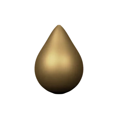 Drop 3D icon, view 1