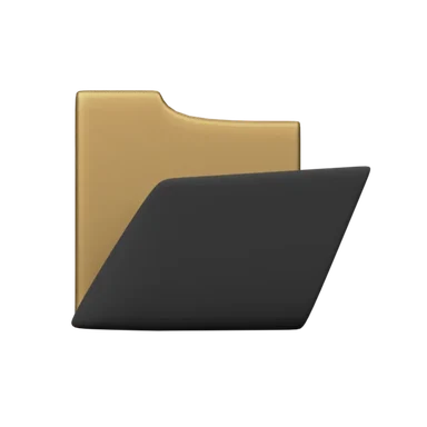 Portfolio 3D icon, view 1