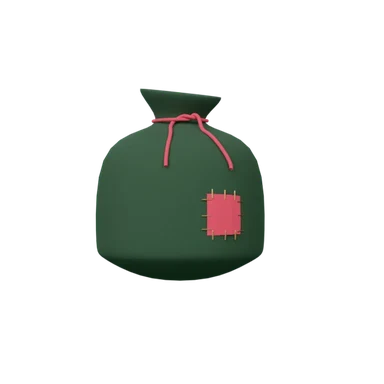 Bag 3D icon, view 1