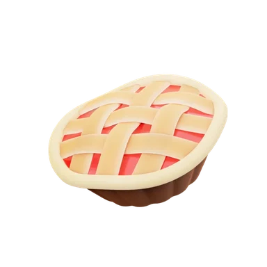 Apple Pie 3D icon, view 1