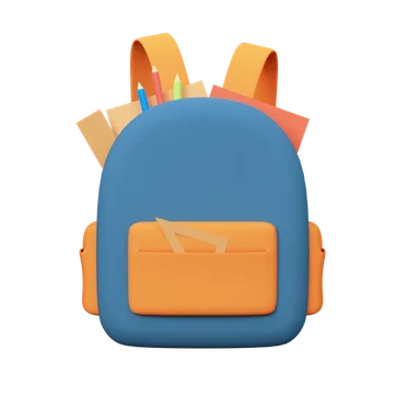 School Bag 3D icon, view 1