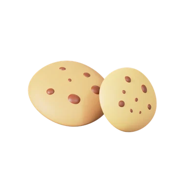 Cookies 3D icon, view 1